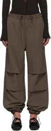 Cecilie Bahnsen Elastic Waist Casual Pants In Brown