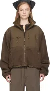Cecilie Bahnsen Brown The North Face Edition Fleece Jacket