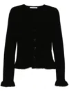 Cecilie Bahnsen Cassia Cardigan In Black