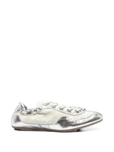 Cecilie Bahnsen Cbblaise Floral Low-top Sneakers In Gray