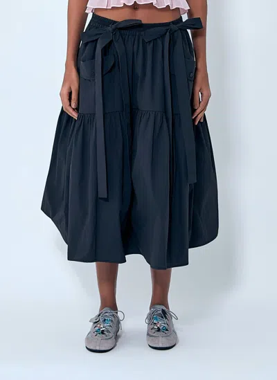 Cecilie Bahnsen Cbcai Midi Skirt In Blue
