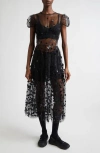 Cecilie Bahnsen Cbnanna Sequin Blossom Tulle Dress In Black