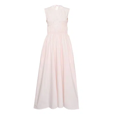 Cecilie Bahnsen Christy Cotton Dress In Pink