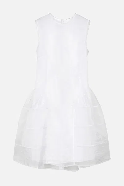 Cecilie Bahnsen Claudie Dress Liquid Myrtia In White