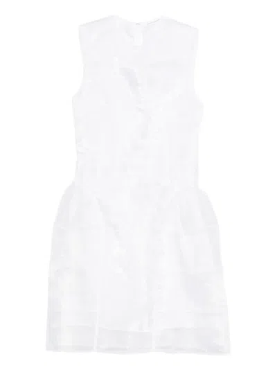 Cecilie Bahnsen Claudie Mini Dress In White