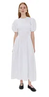 CECILIE BAHNSEN CLEMENTINE DRESS WHITE