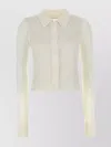 Cecilie Bahnsen Collared Neck Mohair Blend Cardigan