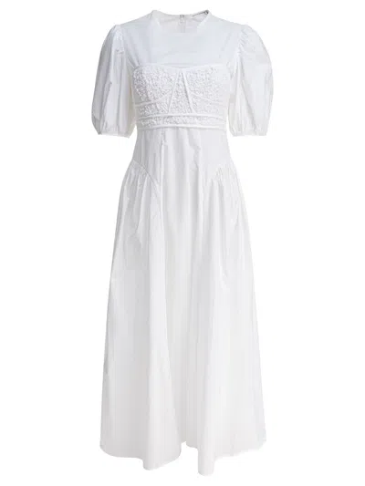 CECILIE BAHNSEN GUCCI WOOL BOUCLÉ DRESS