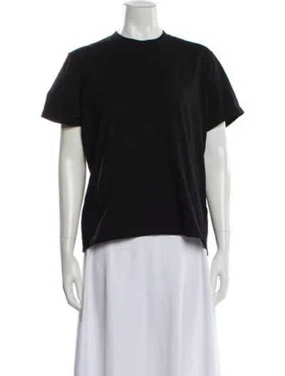 Pre-owned Cecilie Bahnsen Crew Neck Short Sleeve T-shirt In Gray