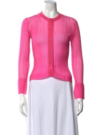Pre-owned Cecilie Bahnsen Crew Neck Sweater In Pink