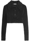 Cecilie Bahnsen Cropped Jumper In 黑色