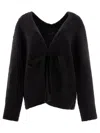 Cecilie Bahnsen Long-sleeved Sweater In Black