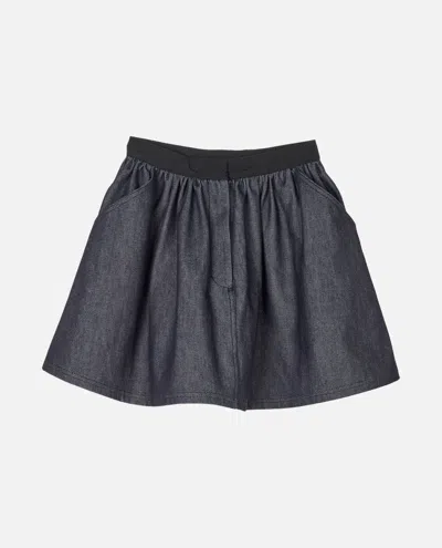 Cecilie Bahnsen Bobbi Waistband Pocket Skirt In Blue