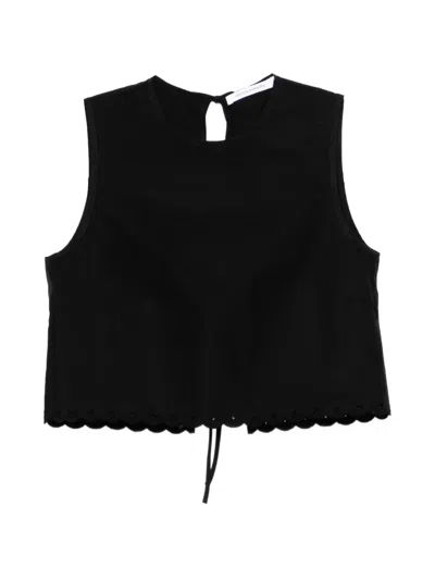 Cecilie Bahnsen Deeba Top In Black