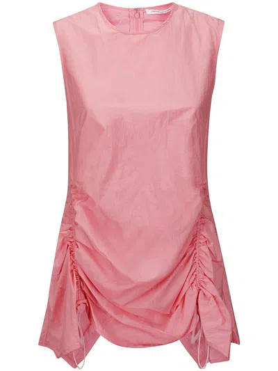 Cecilie Bahnsen Draped Top In Pink