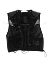 Cecilie Bahnsen Drawstring-fastening Vest In Black