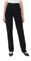 Cecilie Bahnsen Embroidered Denim Bliss Trousers Black In Black