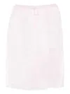 Cecilie Bahnsen Floral-embroidered Skirt In Pink