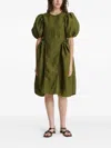 Cecilie Bahnsen Fonda Dress In Green