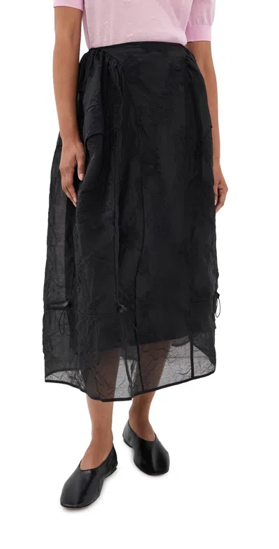 Cecilie Bahnsen Fuana Skirt Black In Multi