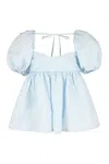 Cecilie Bahnsen Blouse With Gathered Back And Puff Sleeves