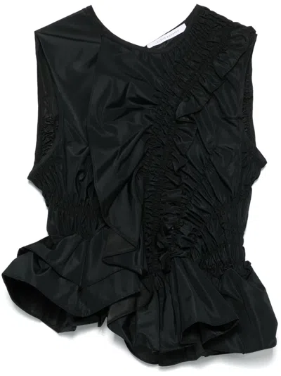 Cecilie Bahnsen Geo Top In Black