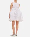 Cecilie Bahnsen White Giselle Minidress In White