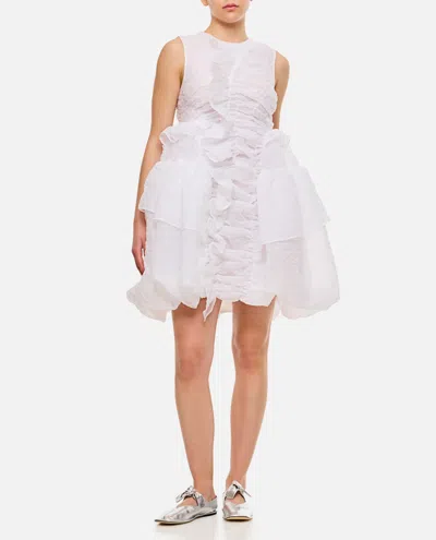 Cecilie Bahnsen White Giselle Minidress