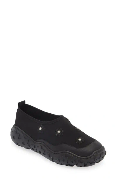 Cecilie Bahnsen Glam Slip-on Sneaker In Black