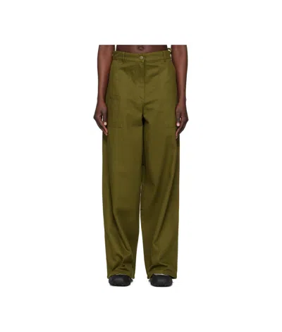 Cecilie Bahnsen Green Anita Jeans