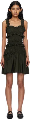 Cecilie Bahnsen Sleeveless Dress In Green