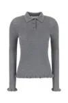 Cecilie Bahnsen Oda Polo Shirts In Greymelange