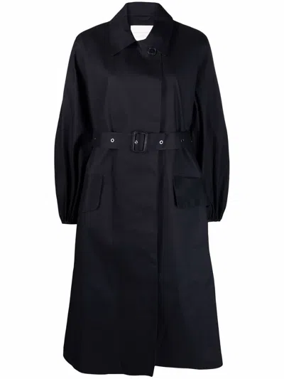 Cecilie Bahnsen Helen Trenchcoat In Black