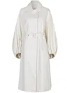 Cecilie Bahnsen Helen Coat In White