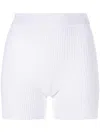 Cecilie Bahnsen Imona Cotton-blend Shorts In White