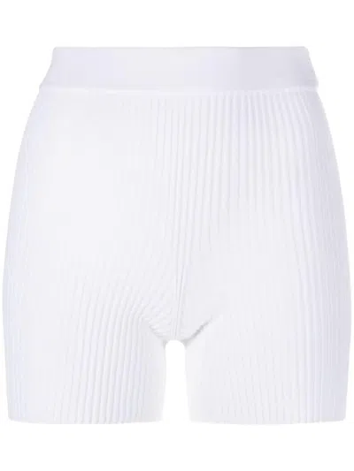 Cecilie Bahnsen Imona Cotton-blend Shorts In White