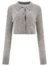 Cecilie Bahnsen Jaqueline Cardigan In Grey