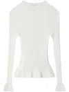 Cecilie Bahnsen Jayla Knitted Top In White