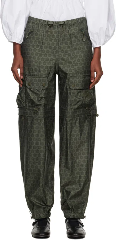 Cecilie Bahnsen Khaki The North Face Edition Carla Spectra Trousers In Green