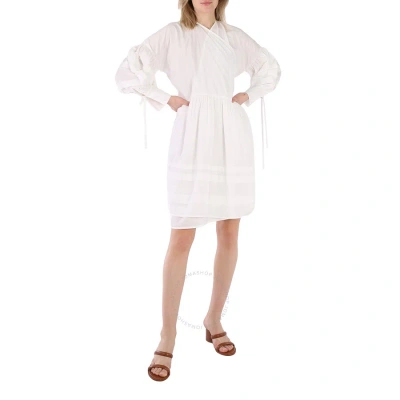 Cecilie Bahnsen Ladies White Amalie Wrap Dress