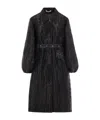 Cecilie Bahnsen Lapel Long Sleeve Coat In Black