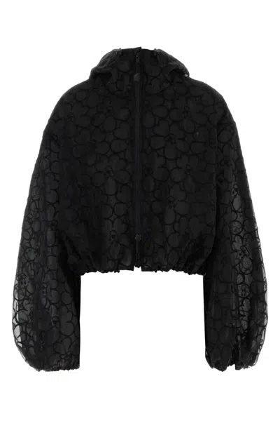 Cecilie Bahnsen Light Knit Aisha Jacket In Black