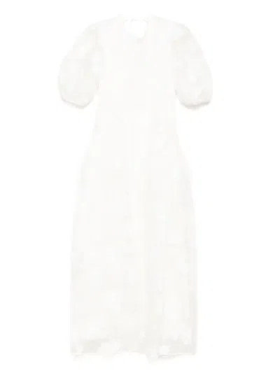 Cecilie Bahnsen Lola Dress In White