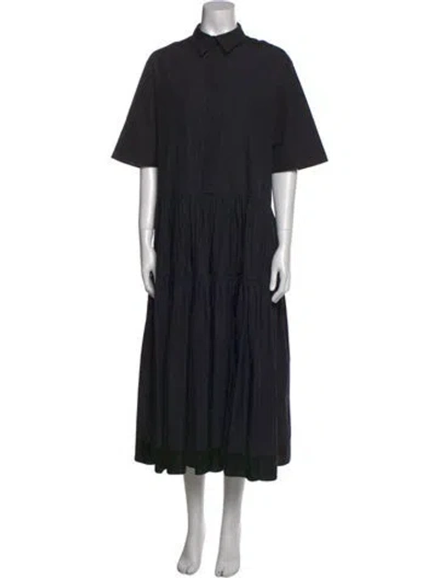 Pre-owned Cecilie Bahnsen Long Dress In Black
