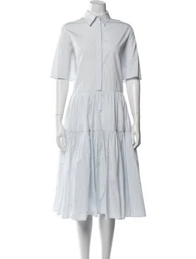 Pre-owned Cecilie Bahnsen Long Dress In Blue