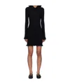 Cecilie Bahnsen Long Sleeve Dress In Black