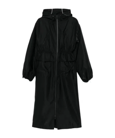 Cecilie Bahnsen Long Sleeve Windbreaker In Black