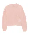 Cecilie Bahnsen Long-sleeved Sweater In Pink