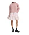 Cecilie Bahnsen Long-sleeved Sweater In Pink