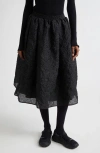 Cecilie Bahnsen Mala Grasmere Matelassé Skirt In Black